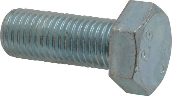 Hex Head Cap Screw: M12 x 1.50 x 30 mm, Grade 8.8 Steel, Zinc-Plated MPN:815242PR