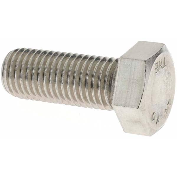 Hex Head Cap Screw: M16 x 2.00 x 40 mm, Grade 316 & Austenitic Grade A4 Stainless Steel, Uncoated MPN:A410109