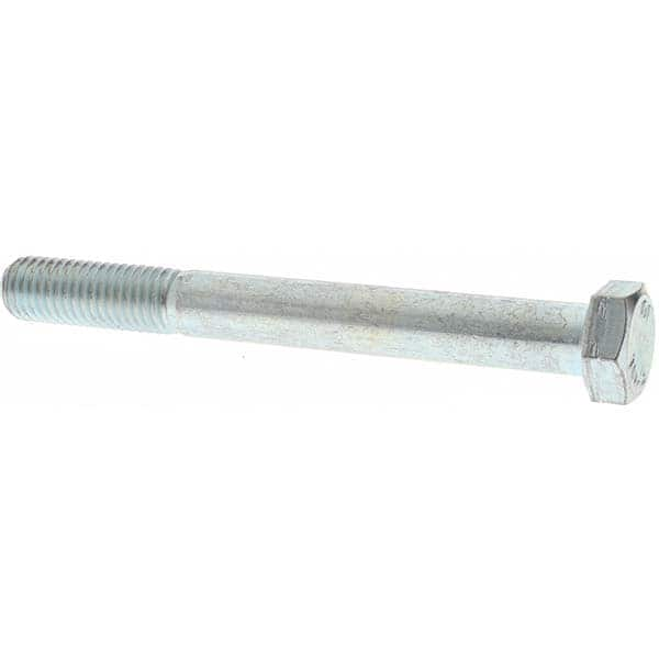 Hex Head Cap Screw: M12 x 1.75 x 110 mm, Grade 10.9 Steel, Zinc-Plated MPN:C26128