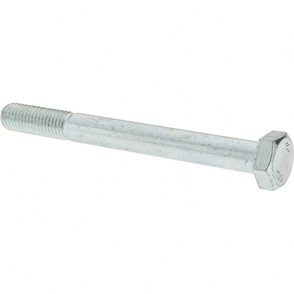 Hex Head Cap Screw: M12 x 1.75 x 120 mm, Grade 10.9 Steel, Zinc-Plated MPN:C26129