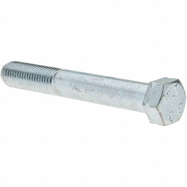 Hex Head Cap Screw: M10 x 1.25 x 70 mm, Grade 8.8 Steel, Zinc-Plated MPN:C87897