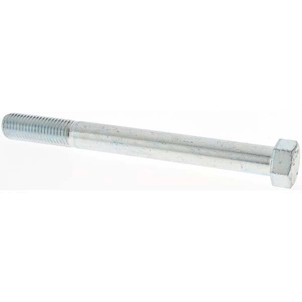 Hex Head Cap Screw: M10 x 1.25 x 100 mm, Grade 8.8 Steel, Zinc-Plated MPN:C87902