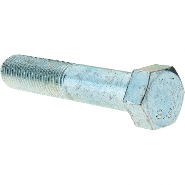 Hex Head Cap Screw: M12 x 1.25 x 60 mm, Grade 8.8 Steel, Zinc-Plated MPN:C87908