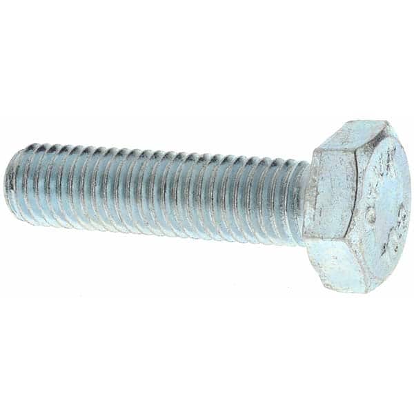 Hex Head Cap Screw: M10 x 1.50 x 40 mm, Grade 10.9 Steel, Zinc-Plated MPN:C90405