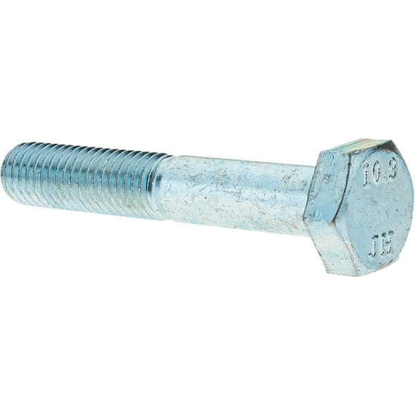 Hex Head Cap Screw: M10 x 1.50 x 60 mm, Grade 10.9 Steel, Zinc-Plated MPN:C90409