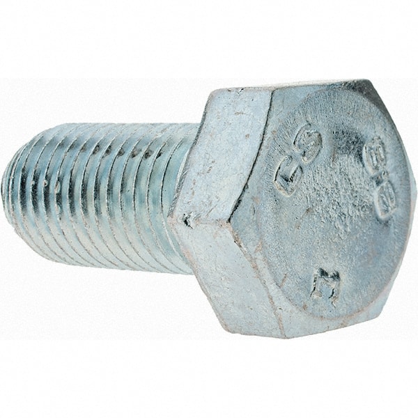 Hex Head Cap Screw: M24 x 3.00 x 50 mm, Grade 8.8 Steel, Zinc-Plated MPN:KP69792