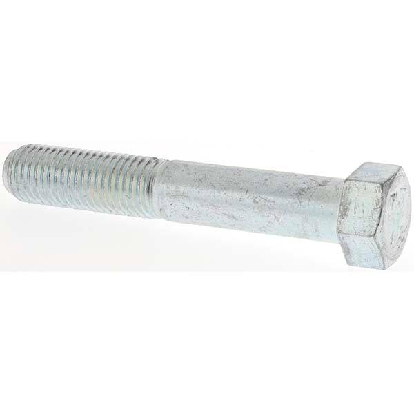 Hex Head Cap Screw: M10 x 1.25 x 60 mm, Grade 8.8 Steel, Zinc-Plated MPN:MP4528