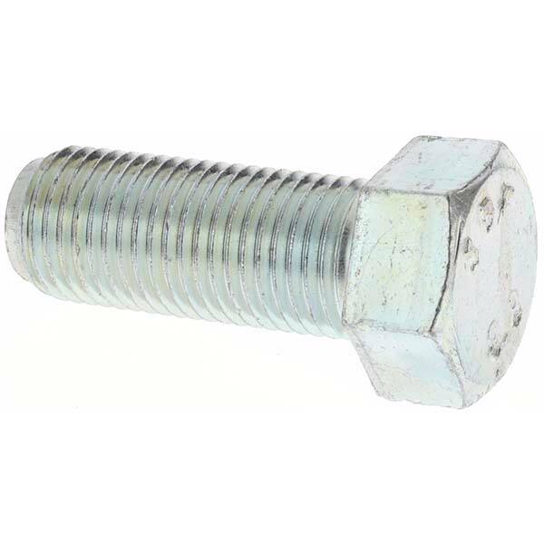 Hex Head Cap Screw: M12 x 1.25 x 30 mm, Grade 8.8 Steel, Zinc-Plated MPN:MP4542