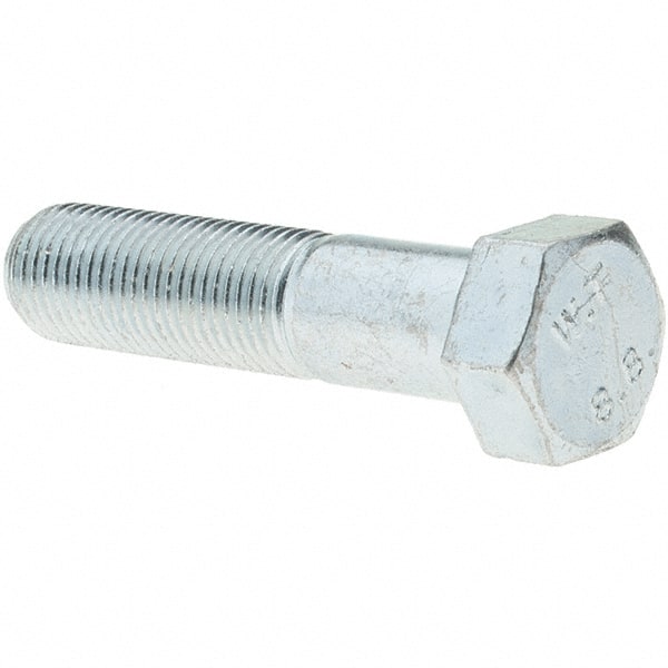 Hex Head Cap Screw: M12 x 1.25 x 50 mm, Grade 8.8 Steel, Zinc-Plated MPN:MP4544