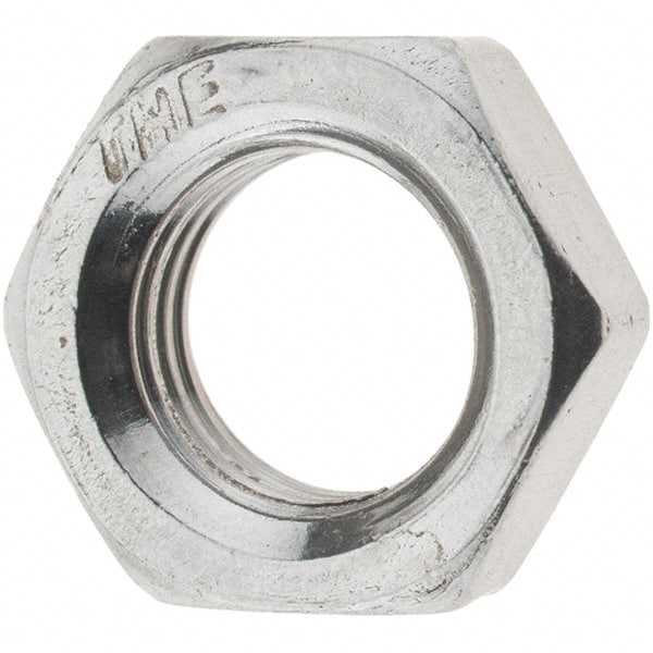 3/8-24 UNF Stainless Steel Right Hand Hex Jam Nut MPN:1882