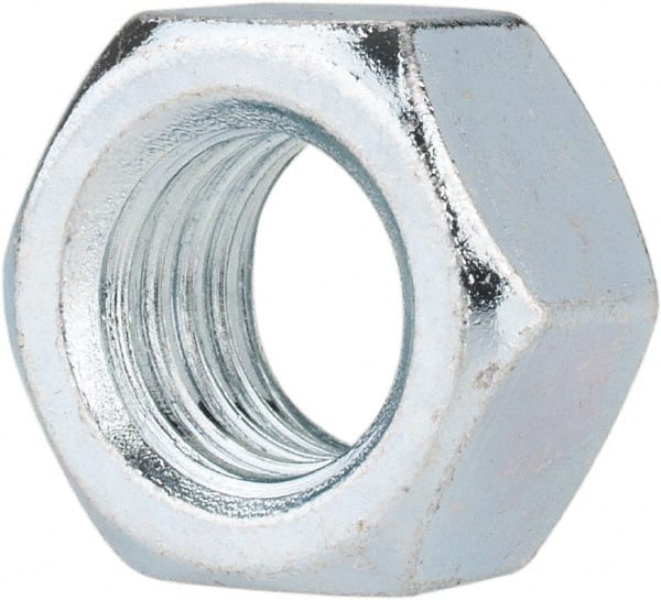 Hex Nut: 1/2-13, Grade 5 Steel, Zinc-Plated MPN:31205
