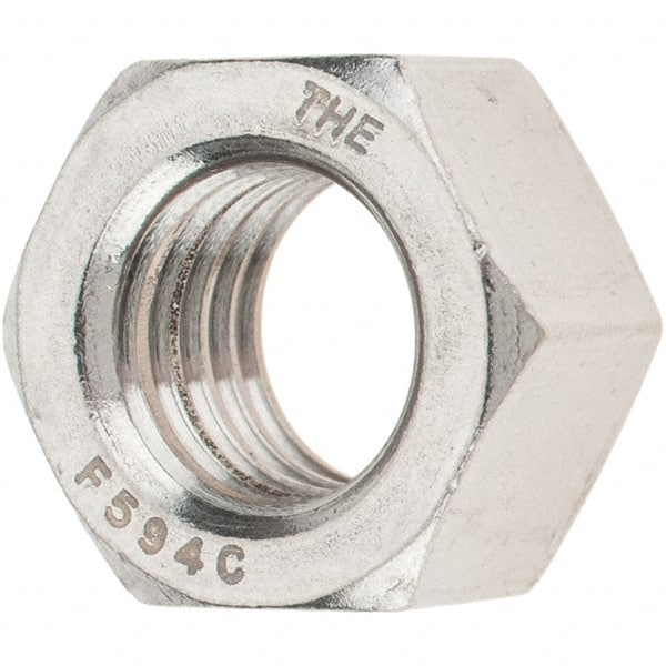 Hex Nut: 5/8-11, Grade 18-8 Stainless Steel, Uncoated MPN:4011
