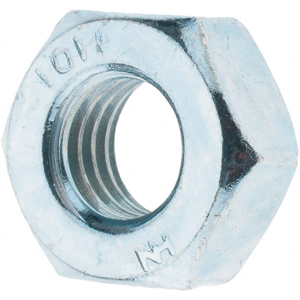 Hex Nut: M10 x 1.50, Class 10 Steel, Zinc-Plated MPN:44188