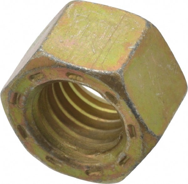 Hex Nut: 1/2-13, Grade L9 Steel, Zinc Yellow Dichromate Cad & Waxed Finish MPN:444010PS