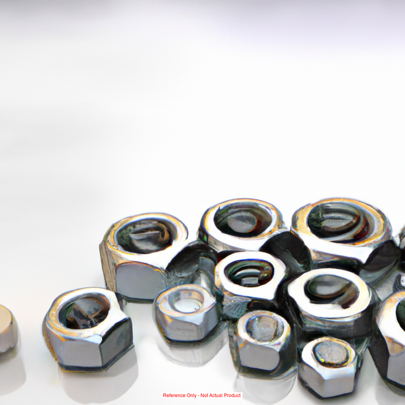 Hex Nut: 5/8-11, Grade 2H Steel, Zinc Yellow Dichromate Finish MPN:498001