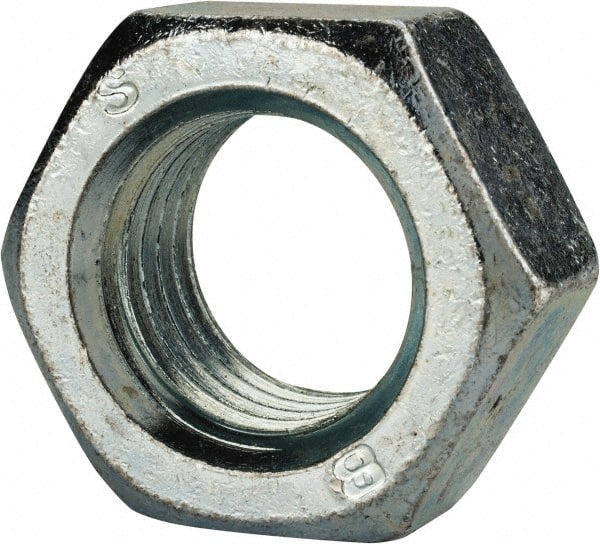 Hex Nut: M27 x 3, Class 8 Steel, Zinc-Plated MPN:556064PS