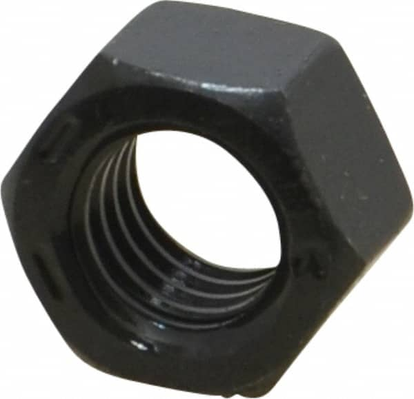 Hex Nut: 1/2-13, Grade 8 Steel, Black Oxide Finish MPN:MSC-67470401