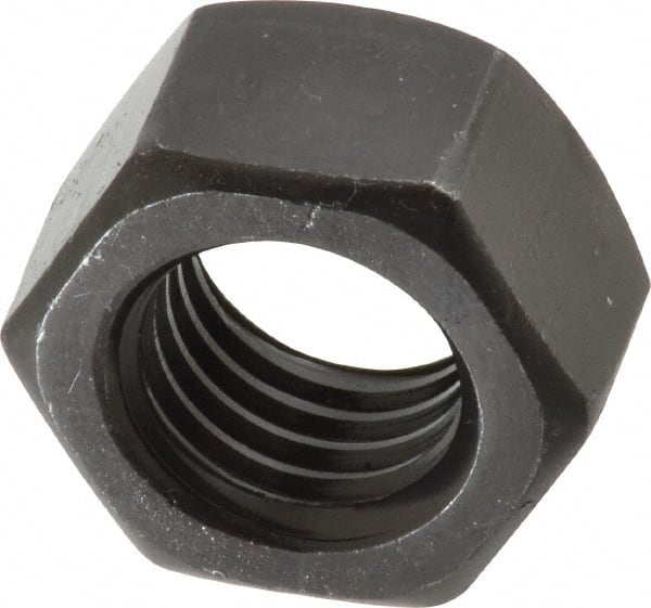 Hex Nut: 3/4-10, Grade 8 Steel, Black Oxide Finish MPN:MSC-67470526