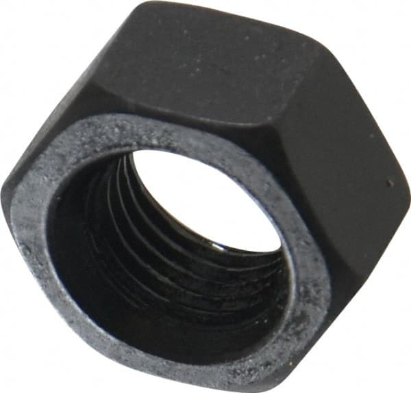 Hex Nut: 7/16-20, Grade 8 Steel, Black Oxide Finish MPN:MSC-67472241