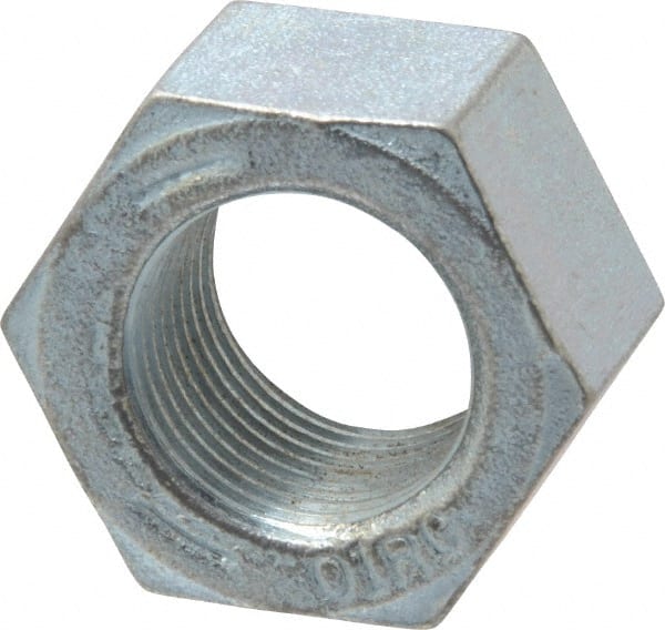 Hex Nut: 7/8-14, SAE J995 Grade 5 Steel, Zinc-Plated MPN:31219