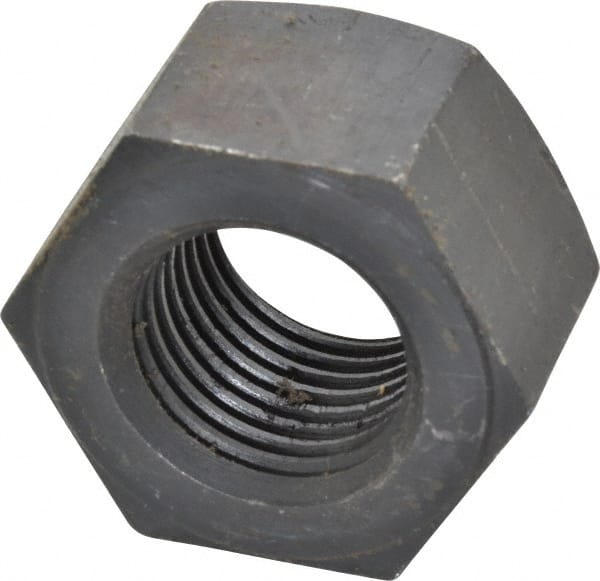 Hex Nut: 1-1/4 - 8, A194 Grade 2H Steel, Uncoated MPN:36662