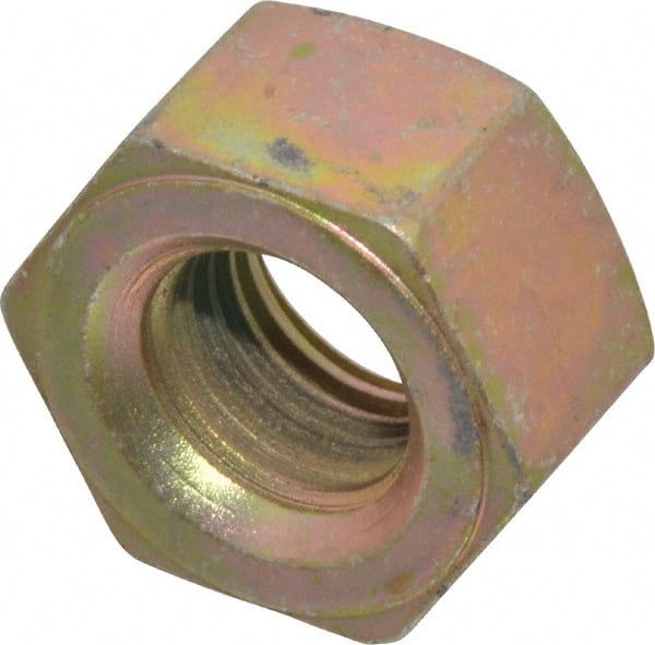 Hex Nut: 3/4-10, A194 Grade 2H Steel, Zinc Yellow Dichromate Finish MPN:MSC-72047434