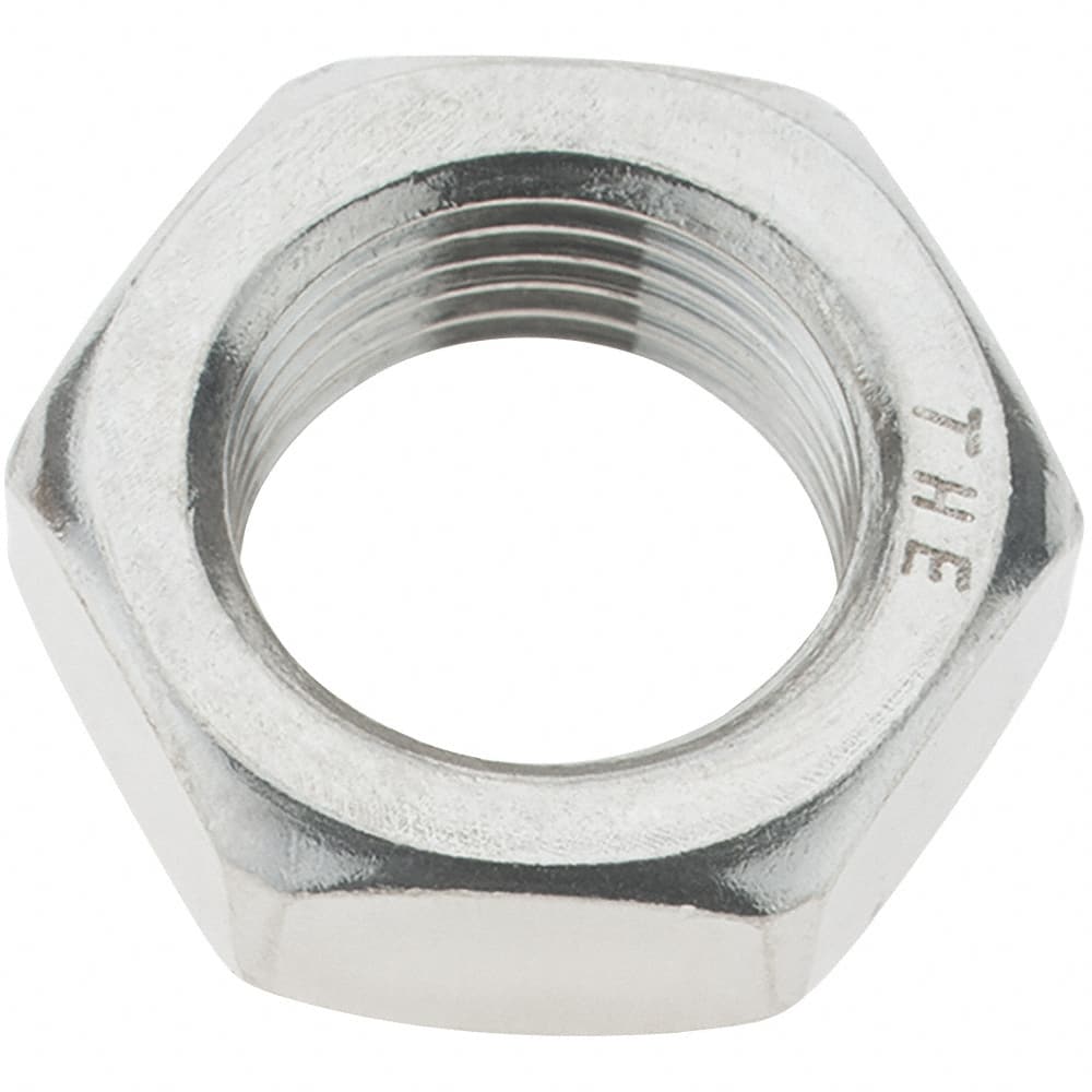 3/4-16 UNC Stainless Steel Right Hand Hex Jam Nut MPN:-93662-1