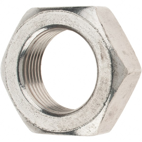 1-14 UNC Stainless Steel Right Hand Hex Jam Nut MPN:-93663-1