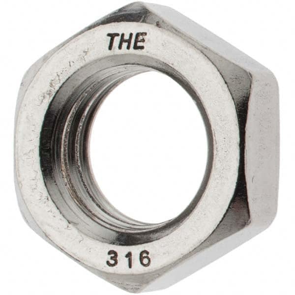 3/4-10 UNC Stainless Steel Right Hand Hex Jam Nut MPN:94025