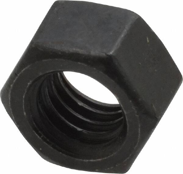 Hex Nut: 3/8-16, Grade 8 Steel, Black Oxide Finish MPN:99782