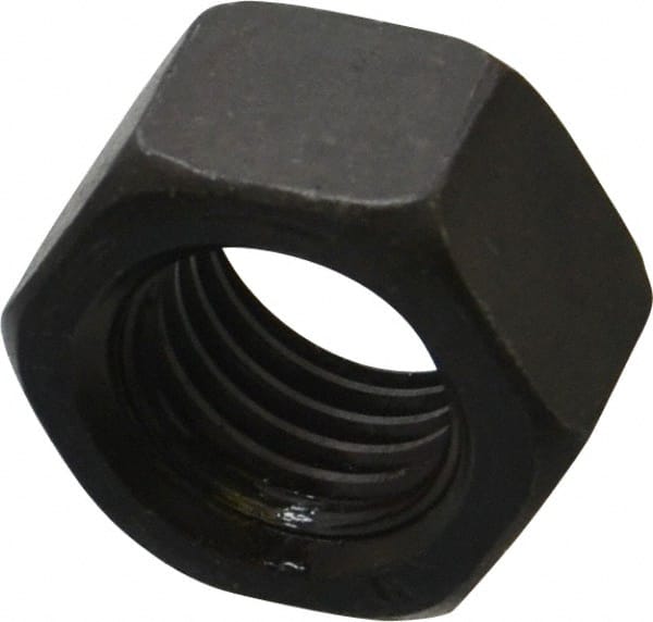Hex Nut: 7/8-9, Grade 8 Steel, Black Oxide Finish MPN:99788