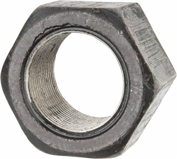 Hex Nut: 1-5/8 - 12, Grade 2 & Grade A Steel, Uncoated MPN:HNFI2162-005BX