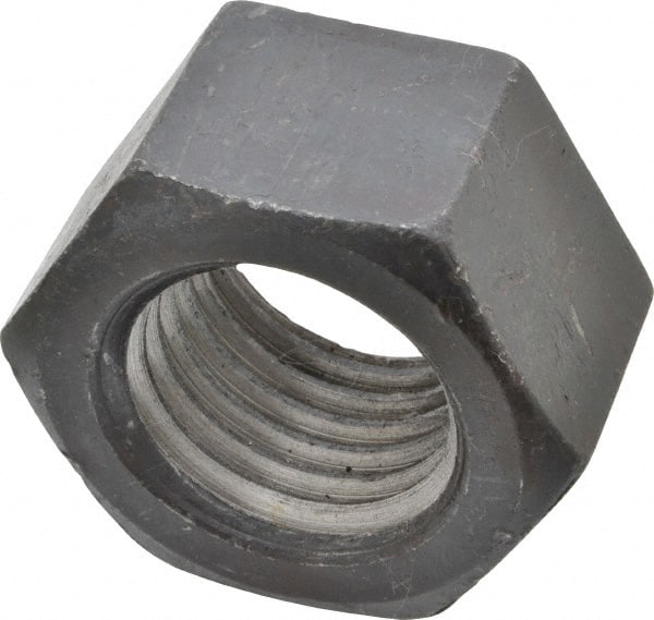 Hex Nut: 1-3/4 - 5, Grade 2 & Grade A Steel, Uncoated MPN:HNI2175-005BX