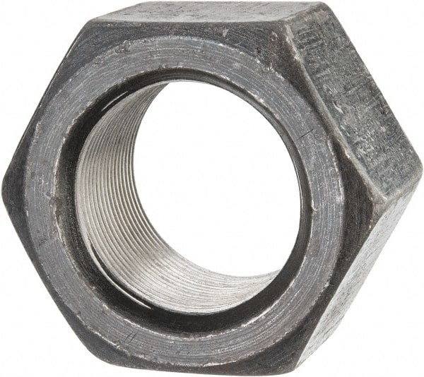 Hex Nut: 1-7/8 - 12, Grade 2 & Grade A Steel, Uncoated MPN:HNFI2187-005BX