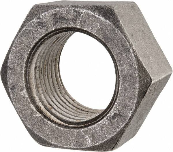 Hex Nut: 2-1/2 - 4, Grade 2 & Grade A Steel, Uncoated MPN:HNI250-001BX