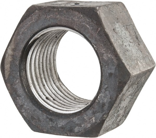 Hex Nut: 2-3/4 - 4, Grade 2 & Grade A Steel, Uncoated MPN:HNI275-001BX