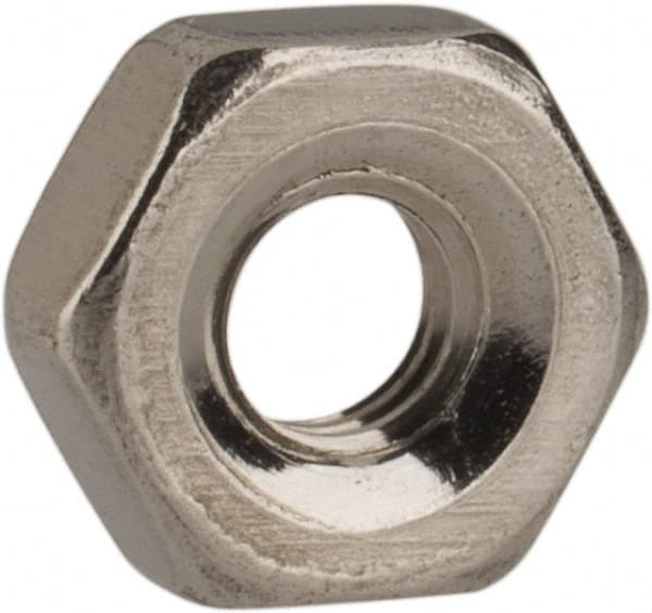 Hex Nut: M2.5 x 0.45, Grade 316 & Austenitic Grade A4 Stainless Steel, Uncoated MPN:HN4XX00250-200B