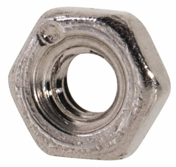 Hex Nut: M2 x 0.40, Grade 316 & Austenitic Grade A4 Stainless Steel, Uncoated MPN:HN4XX00200-200B