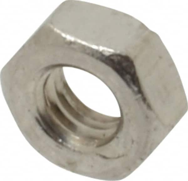 Hex Nut: M3.5 x 0.60, Grade 316 & Austenitic Grade A4 Stainless Steel, Uncoated MPN:HN4XX00350-200B