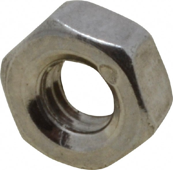 Hex Nut: M3 x 0.50, Grade 316 & Austenitic Grade A4 Stainless Steel, Uncoated MPN:HN4XX00300-200B