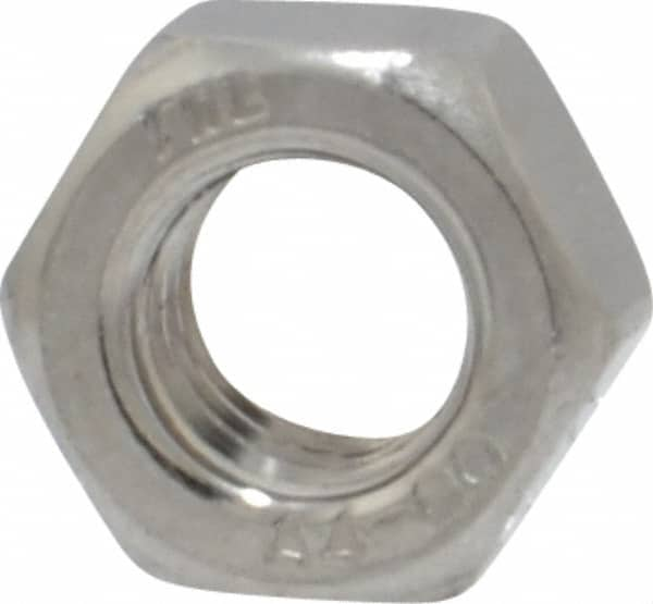 Hex Nut: M5 x 0.80, Grade 316 & Austenitic Grade A4 Stainless Steel, Uncoated MPN:HN4XX00500-100B