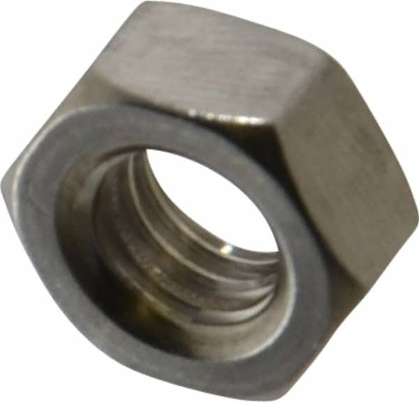 Hex Nut: M8 x 1.25, Grade 316 & Austenitic Grade A4 Stainless Steel, Uncoated MPN:HN4XX00800-100B