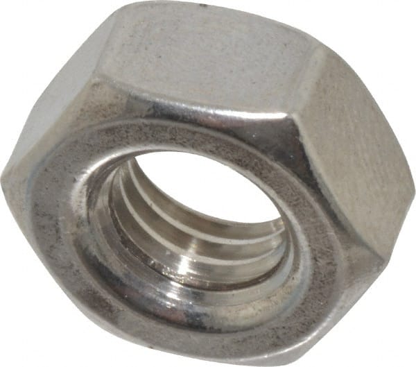 Hex Nut: M10 x 1.50, Grade 316 & Austenitic Grade A4 Stainless Steel, Uncoated MPN:HN4XX01000-100B