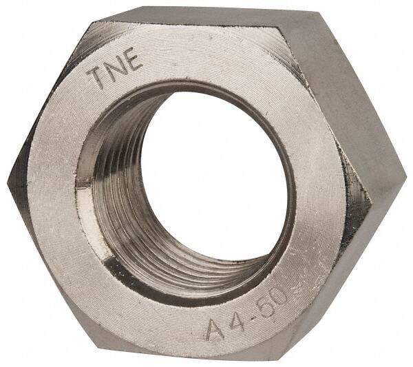 Hex Nut: M45 x 4.50, Grade 316 & Austenitic Grade A4 Stainless Steel, Uncoated MPN:HN4XX04500