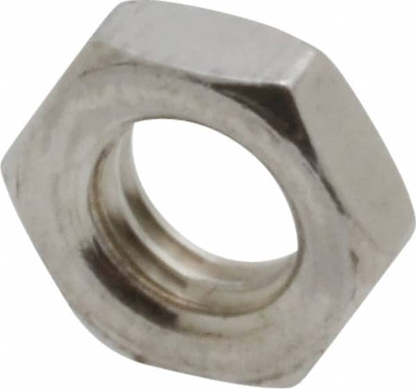 Hex Nut: M5 x 0.80, Grade 18-8 & Austenitic Grade A2 Stainless Steel, Uncoated MPN:JN9X00500-100BX