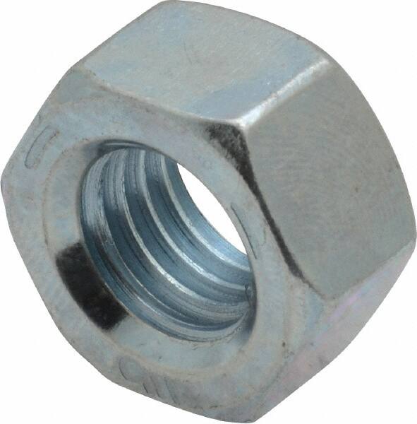 Hex Nut: 9/16-12, Grade 5 Steel, Zinc-Plated MPN:MP31206