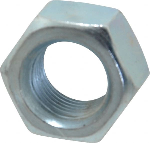 Hex Nut: 5/8-18, SAE J995 Grade 5 Steel, Zinc-Plated MPN:MP31217