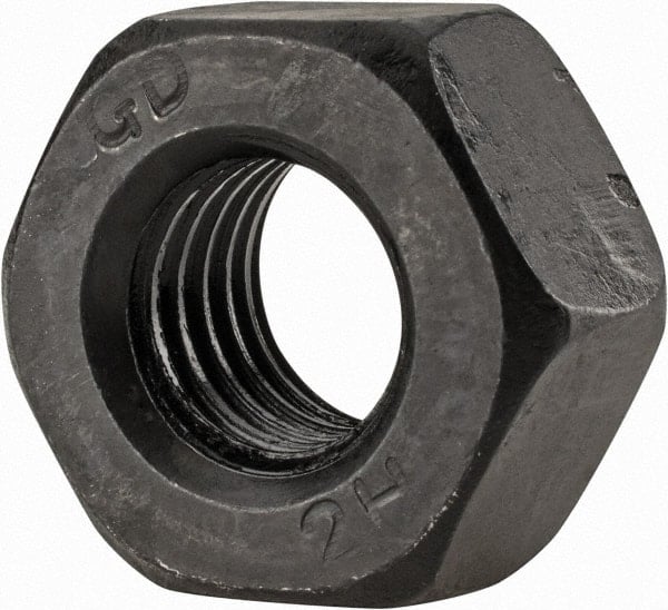 Hex Nut: M18 x 2.50, Grade 2H Steel, Uncoated MPN:R20180PS