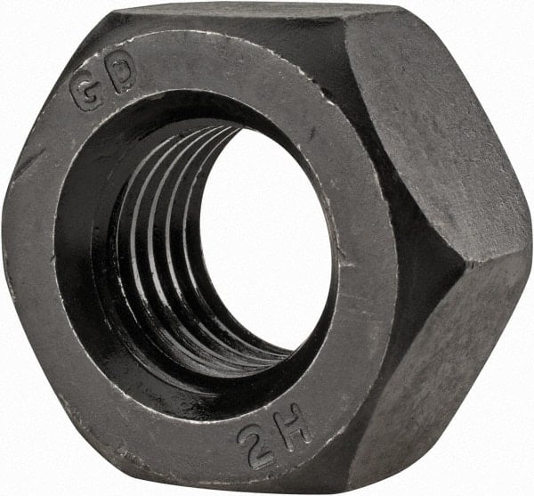 Hex Nut: M24 x 3, Grade 2H Steel, Uncoated MPN:R20240PS