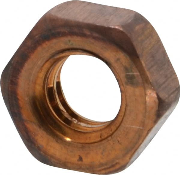 1/4-20 UN Silicon Bronze Right Hand Machine Screw Hex Nut MPN:R52001088